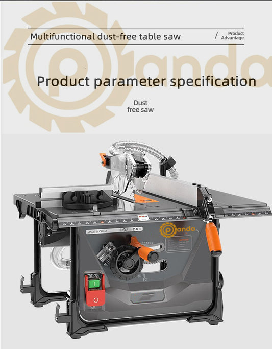 PANDA 8.5 INCH HIGH POWER DUST-FREE TABLE SAW