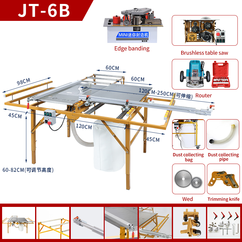 Dual Invisible Precision Guide Rails JT6