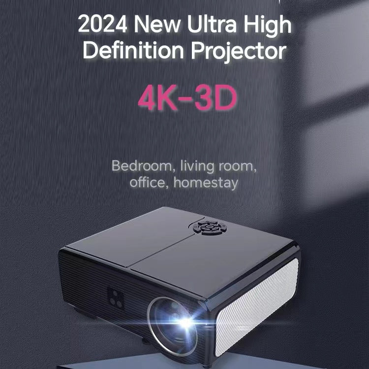 Nuevo proyector HD 4K, puede proyectar 3D y conectarse a teléfonos ...