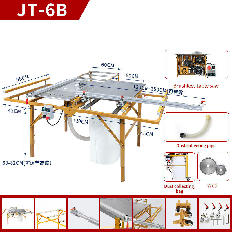 Dual Invisible Precision Guide Rails JT6