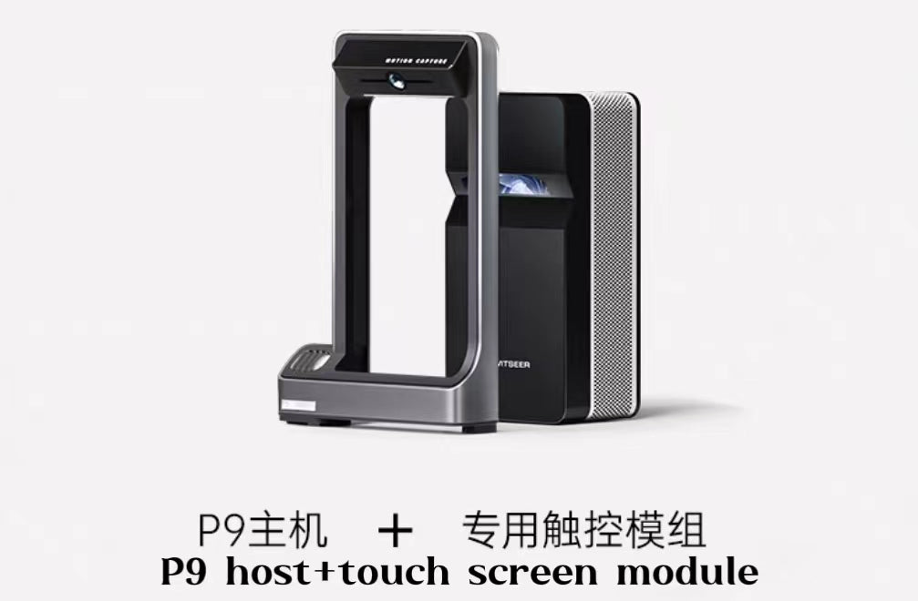 HS-P9 Ultra Short Focus Touch Screen Projector Intelligent Home Small HD Portable Outdoor Projector DLP Display Technology 1000ANSI lumens 1920x1080p resolution 4K