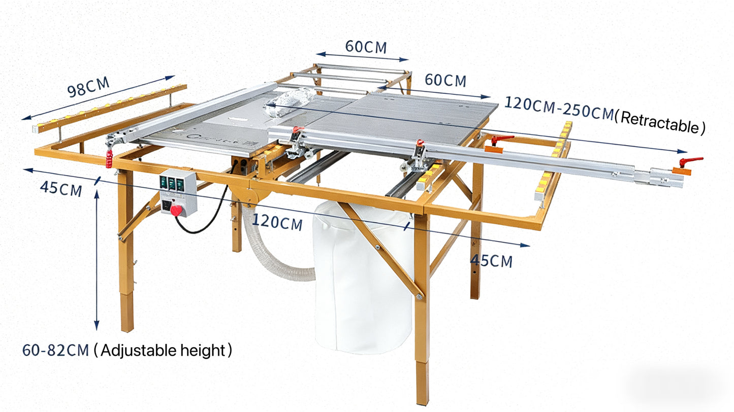 Dual Invisible Precision Guide Rails JT6